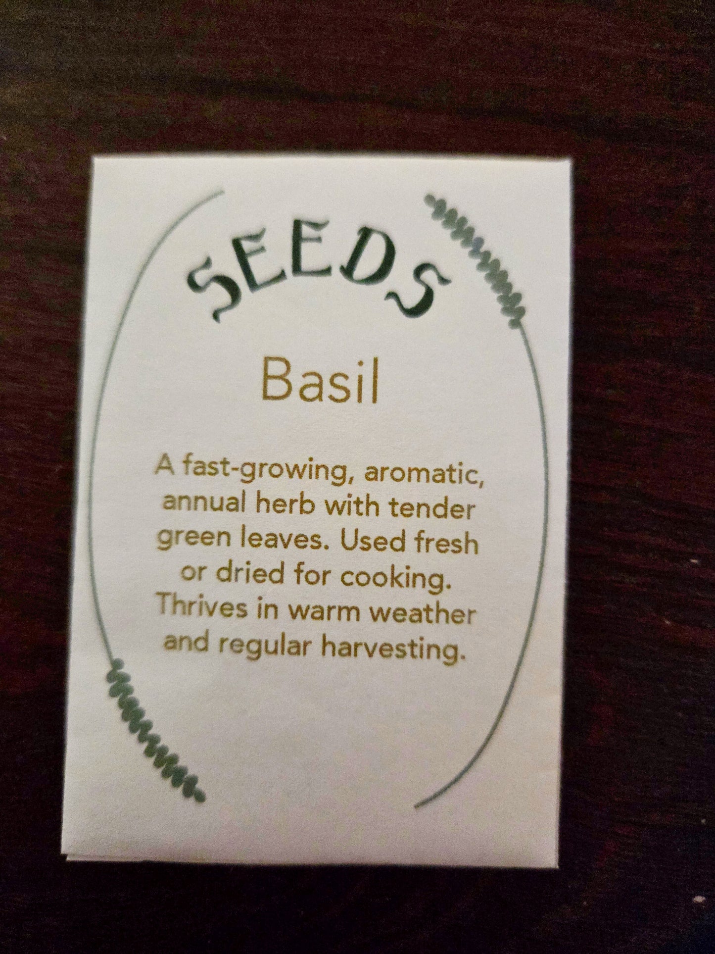 Sweet Basil Seeds