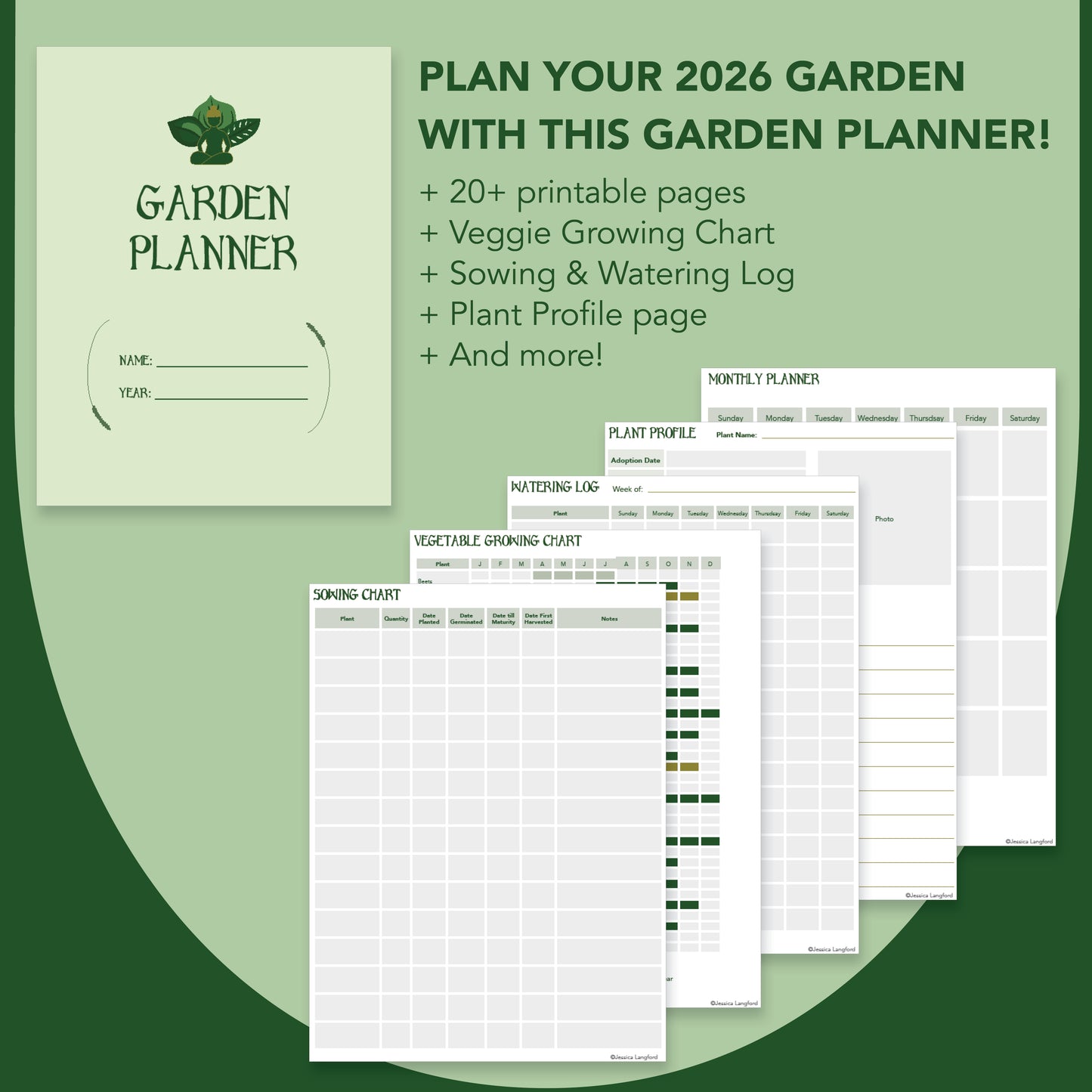 Downloadable Garden Planner