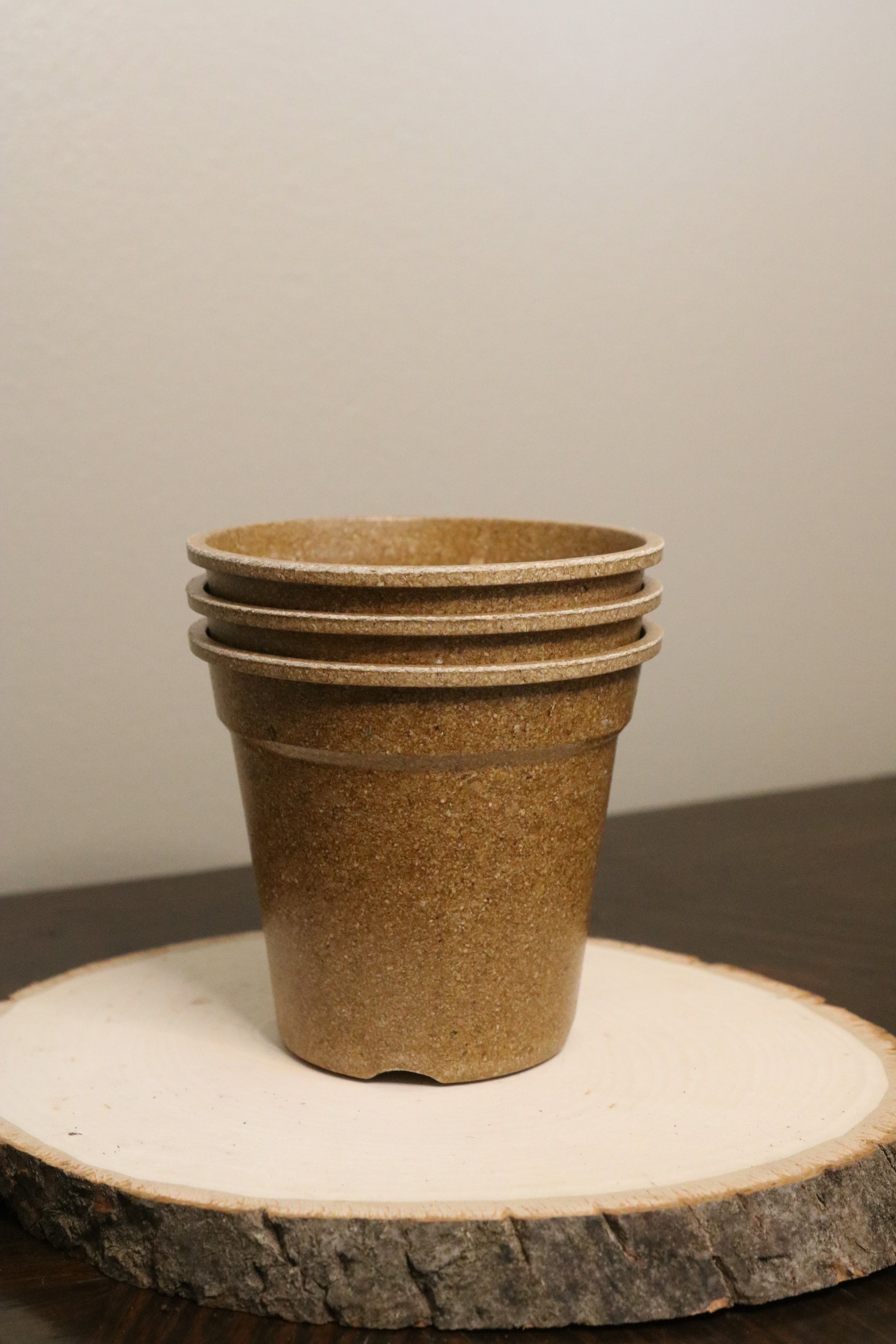 rice hull plant pots 3.5" Eco Friendly Pots – Tranquil Botanicals